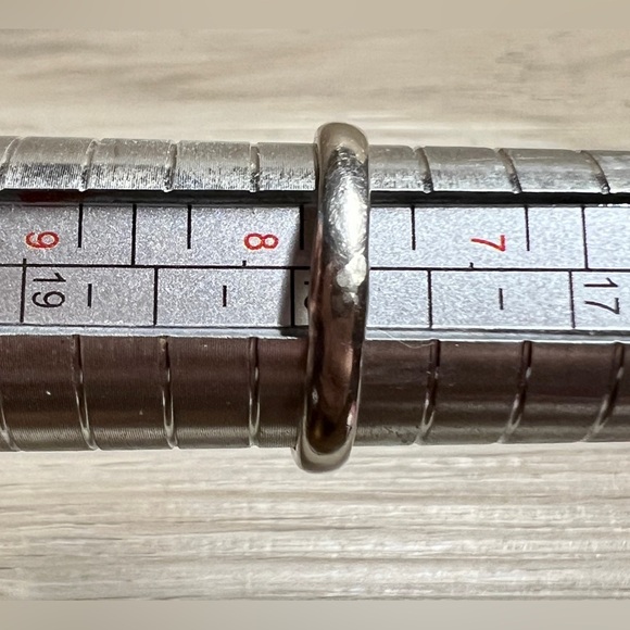 Vintage Native American Sterling Silver Turquoise Onyx & Opal Mosaic Inlay Ring - Picture 10 of 10